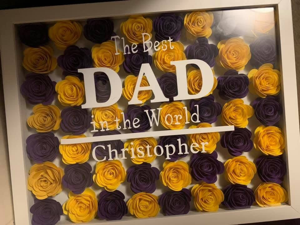 Luxe Floral Shadow Box