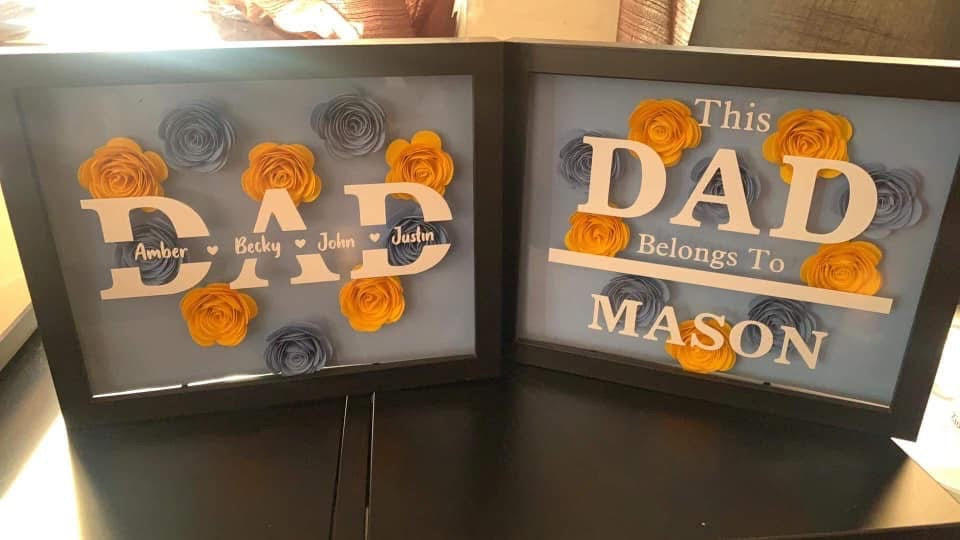 Luxe Floral Shadow Box