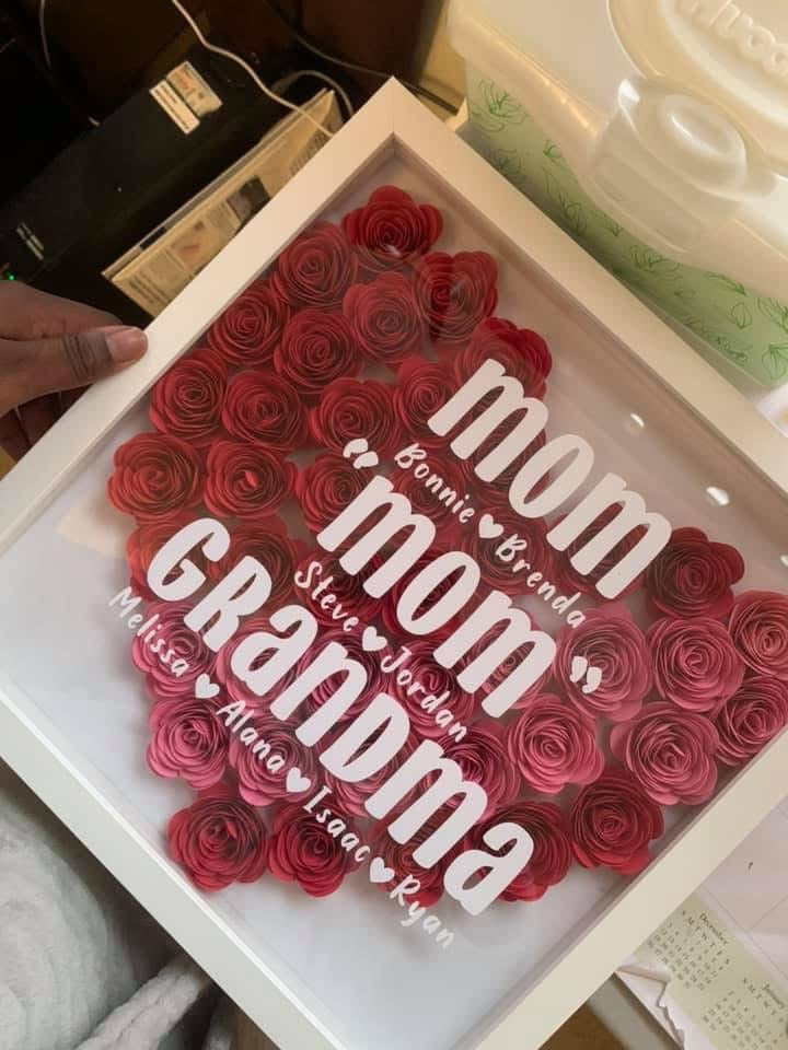 Luxe Floral Shadow Box